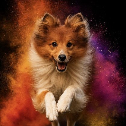 Hond met een gezonde vacht die regelmatig gecontroleerd wordt op teken